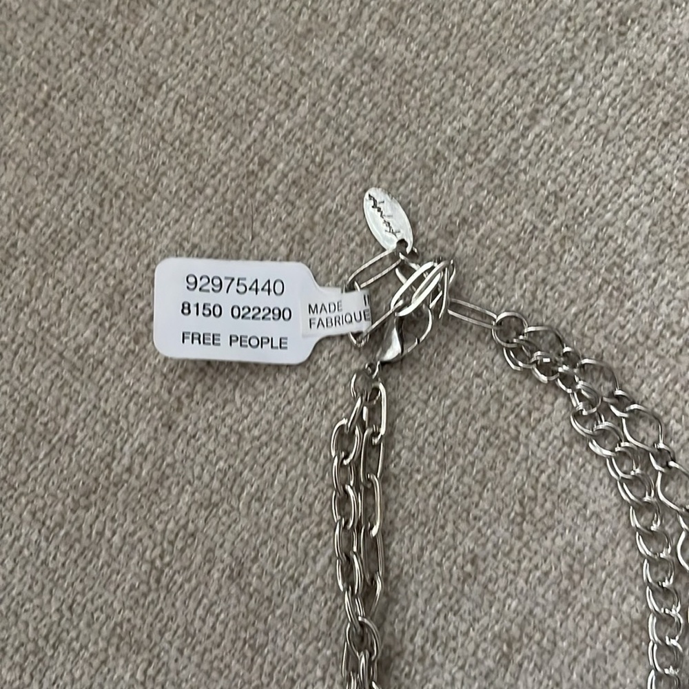 FREE PEOPLE Maxamillion Charm Necklace World Traveler - Picture 4 of 5
